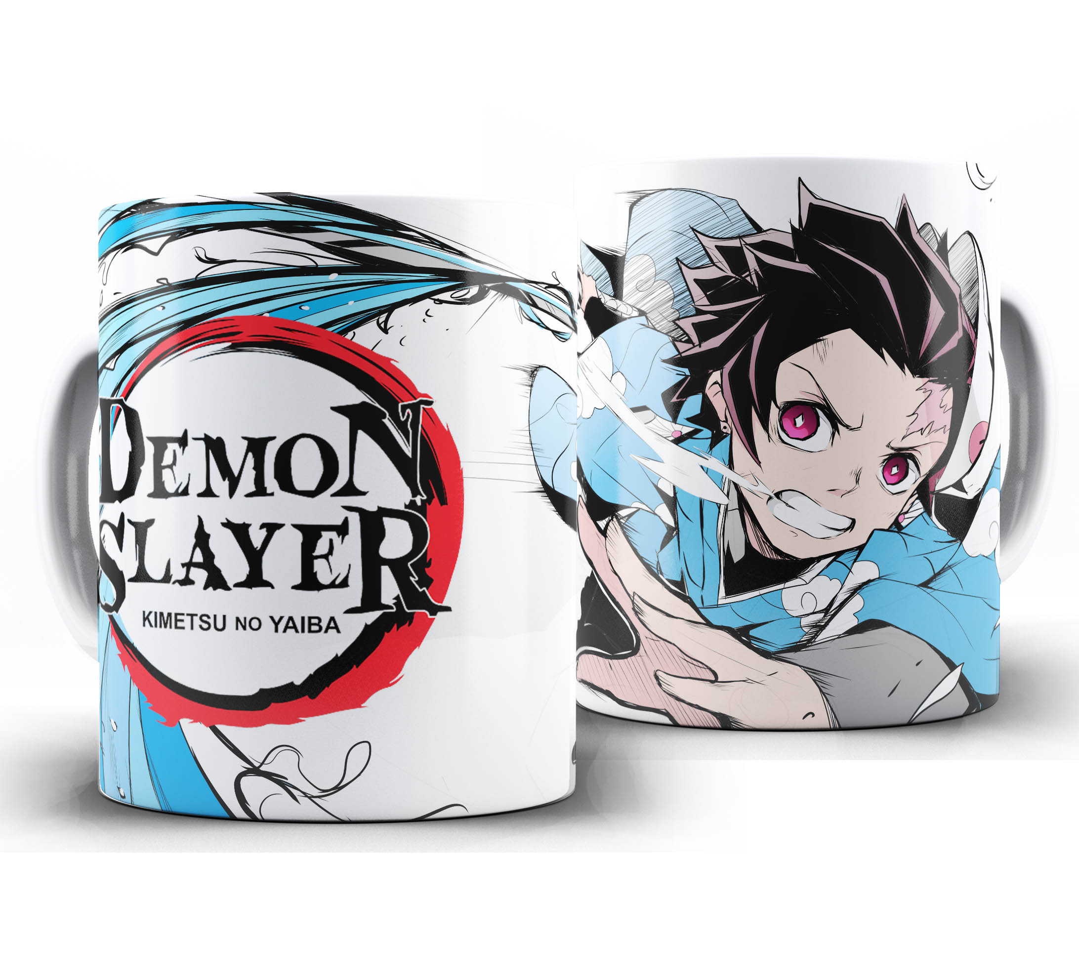 Caneca Anime - Demon Slayer Kimetsu no Yaiba W34 - Tanjiro Kamado
